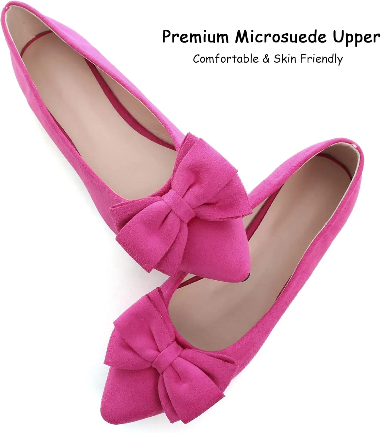 Dear Time Women's Ballet Flats Dress Ballet Shoes Slip on for Office Work Comfortable Shoes