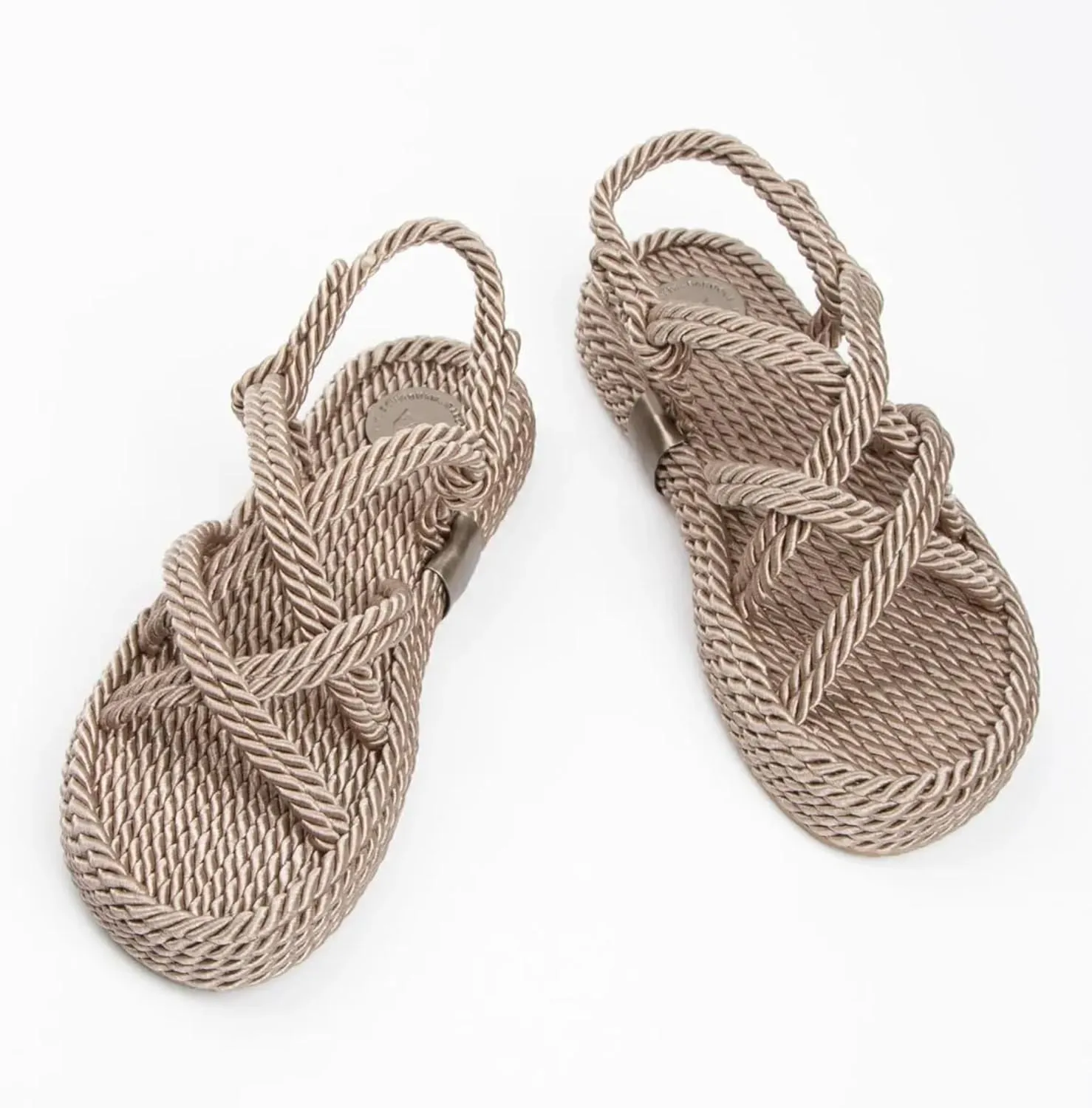 Derimi'O Strappy Sandals - Elegant Braided Sandals for Women - Stylish Strap Sandals for Women - Comfortable and Durable Rope Sandals for Women - Perfect for Casual and Dressy Occasions