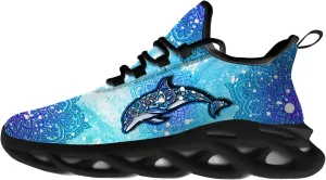 Dolphin Shoes for Women Men Road Running Walking Tennis Breathable Lightweight Sneakers Animal Shoes Gifts for Men Women