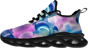 Dolphin Shoes for Women Men Road Running Walking Tennis Breathable Lightweight Sneakers Animal Shoes Gifts for Men Women