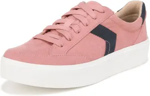 Dr. Scholl's Shoes Womens Madison Lace Sneaker Oxford Rose Pink Microfiber 6 M