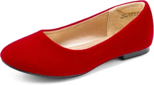 DREAM PAIRS Girls Dress Shoes Slip on Ballerina Flats for Wedding/Party
