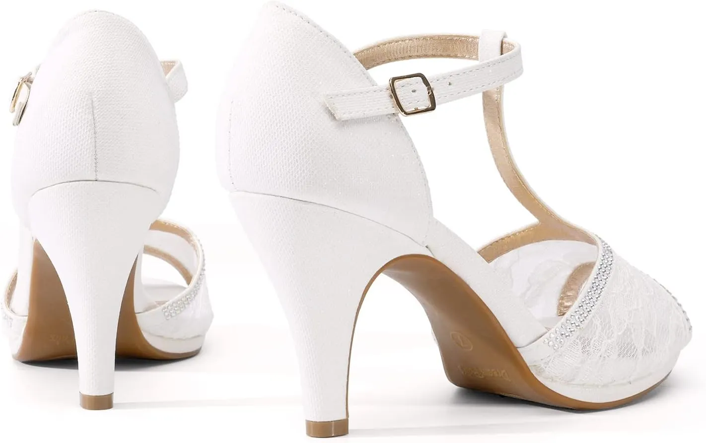 DREAM PAIRS Women's Fashion Stilettos Open Toe Pump Heel Sandals