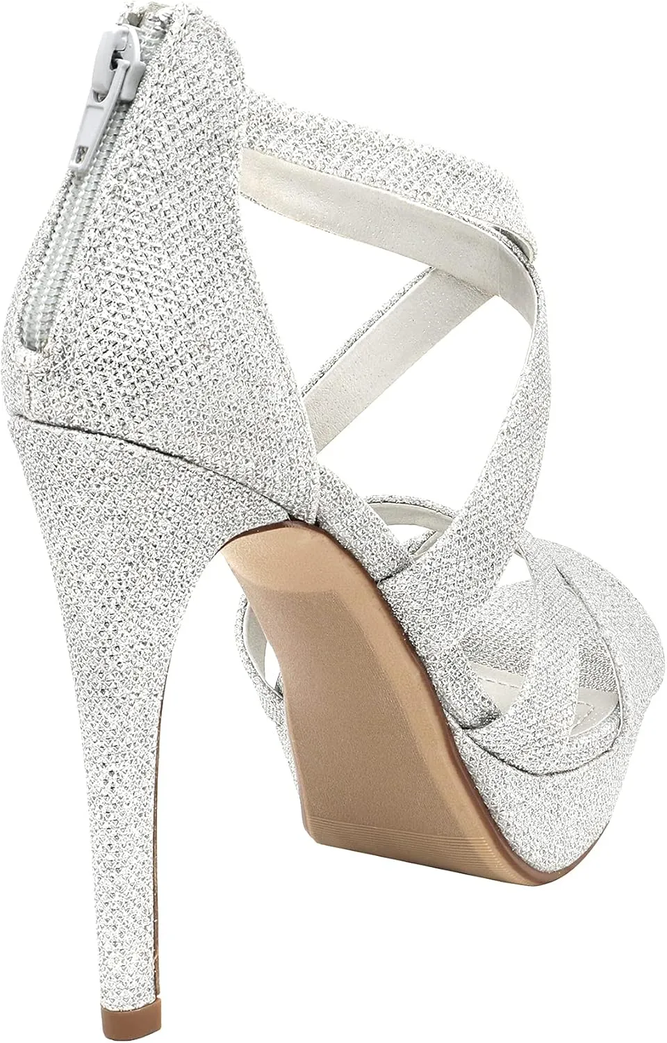 DREAM PAIRS Women's High Heel Platform Dress Pump Sandals