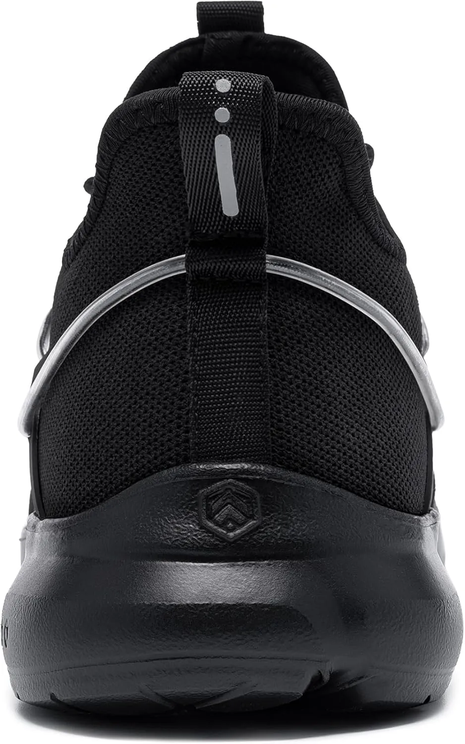 DYKHMILY Steel Toe Sneakers for Men Wide Air Cushion Work Shoes Puncture Proof Lightweight Safety Sneakers Slip Resistant Steel Toe Tennis Shoes