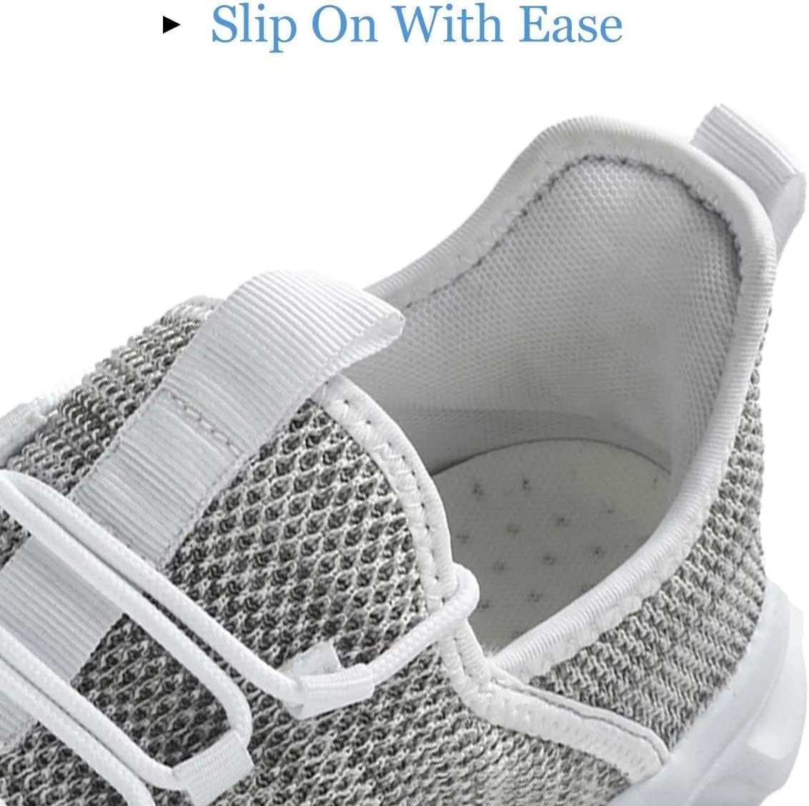 EGMPDA Womens Walking Shoes Slip On Tennis Athletic Runnings Sneakers Casual Fashion Lightweight for Work Travel Gym Sports