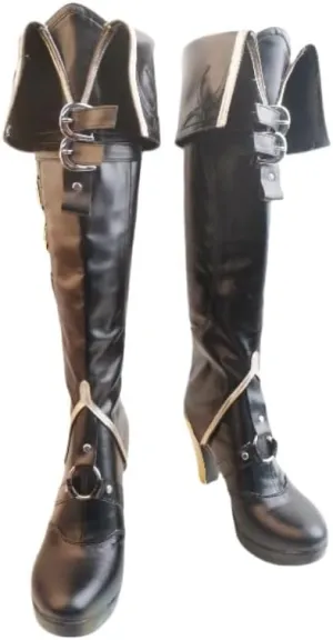 Feixiao Cosplay Shoes for Game Honkai: Star Rail Cos High Heel Halloween Women Custom Made Anime