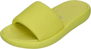FitFlop Women's iQushion D-Luxe Padded Leather Slides Sandals