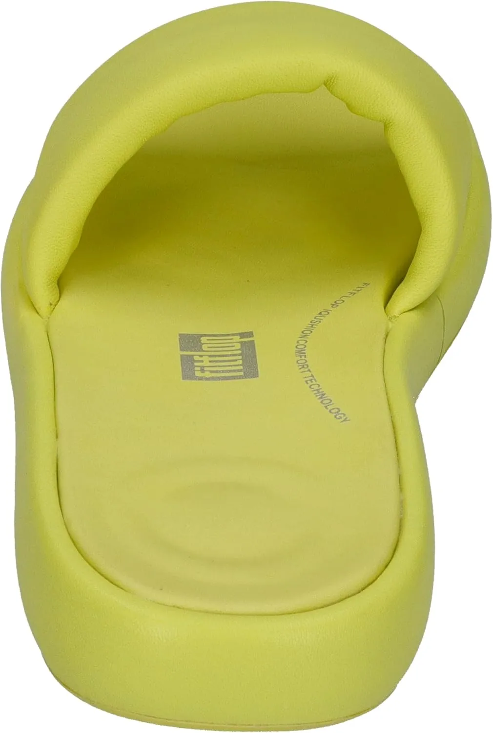 FitFlop Women's iQushion D-Luxe Padded Leather Slides Sandals