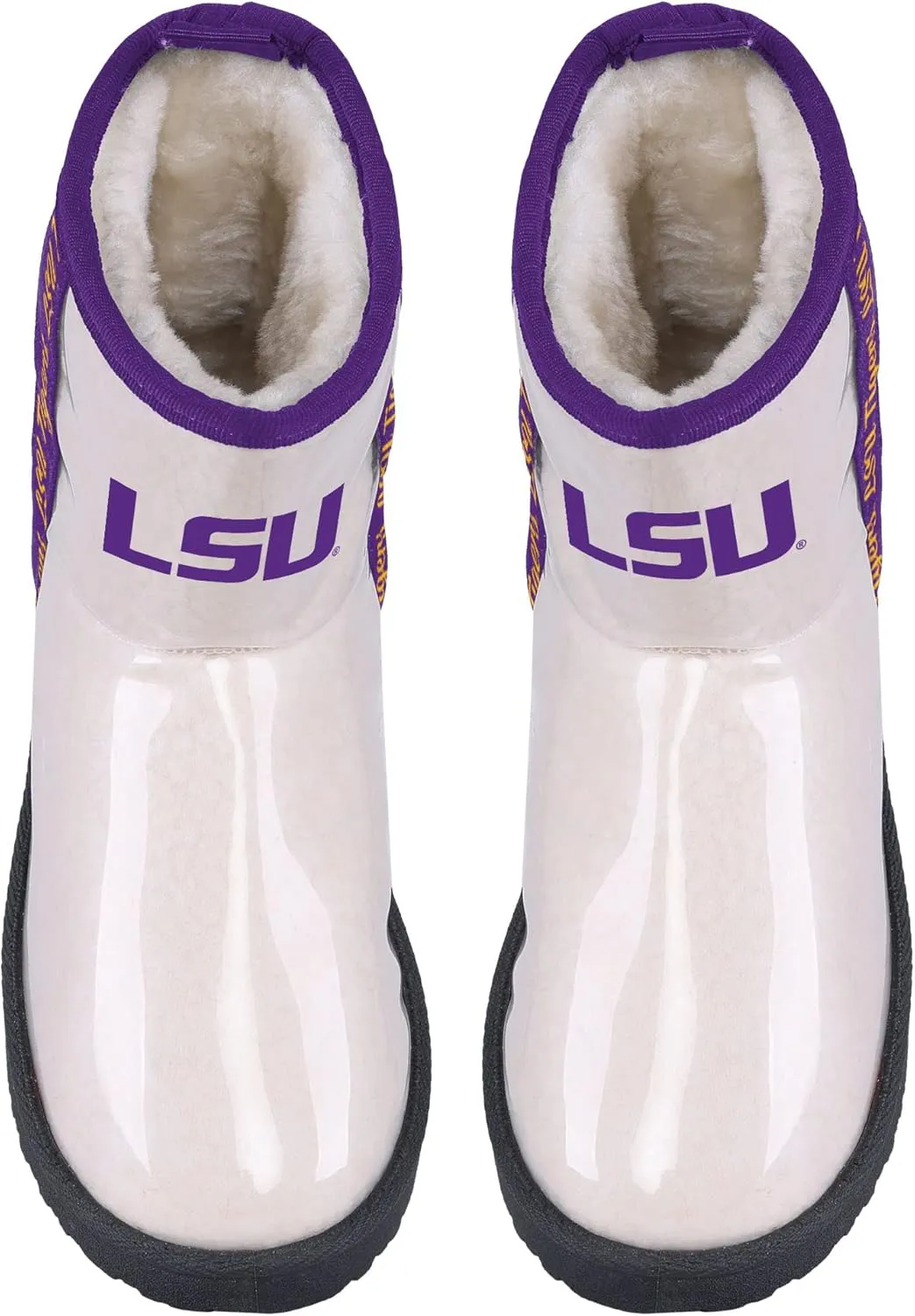 FOCO NCAA Women's Team Sherpa Lined Rain Boots