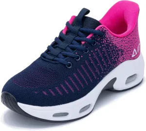 GANNOU Women’s Walking Shoes Air Athletic Tennis Breathable Running Sneakers for Gyms Workouts Jogging