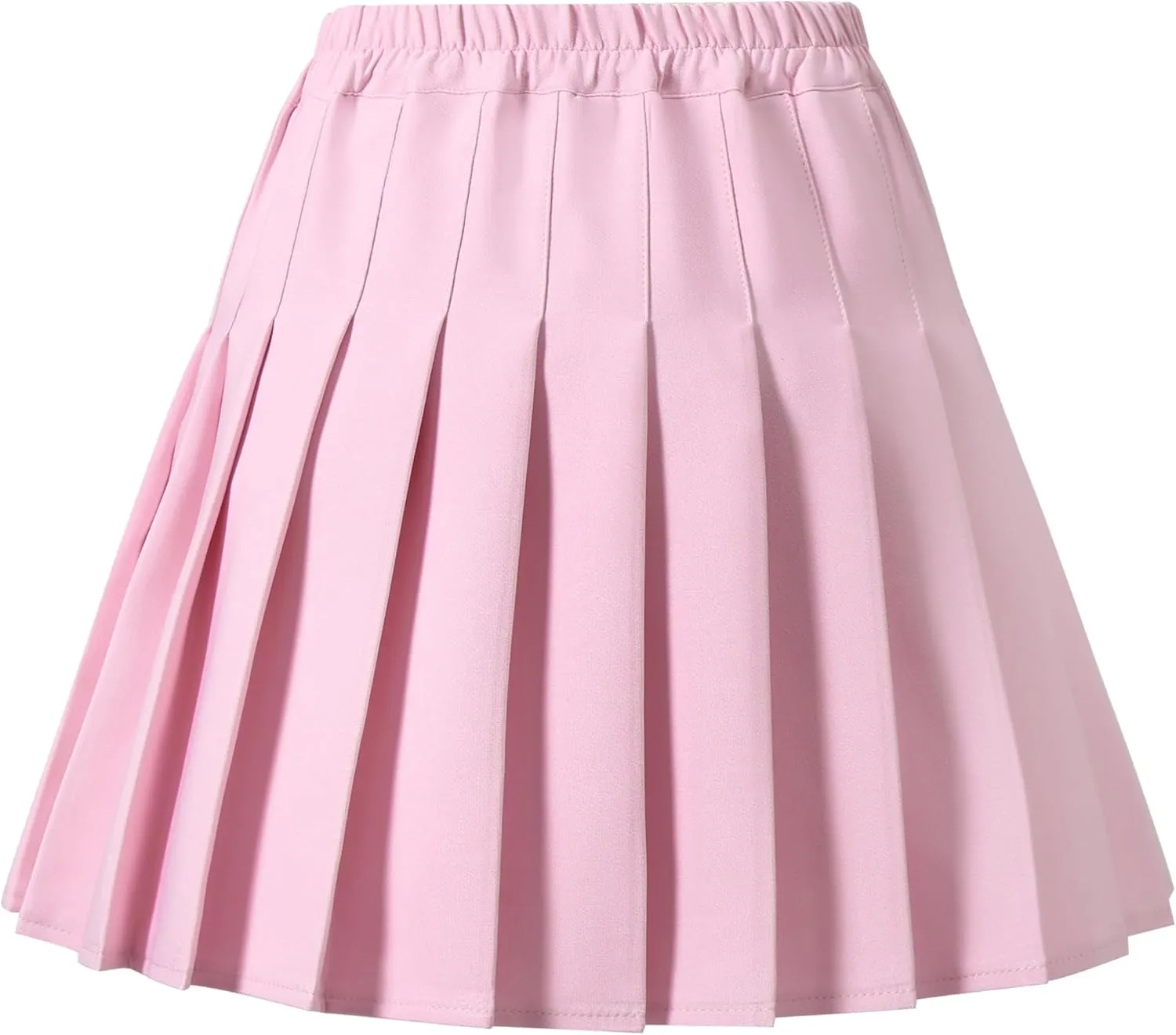 Girls' Pleated Plaid Mini Skirt with Shorts Girl Uniform School Tennis Skater Skirts Skort 2T-14Y