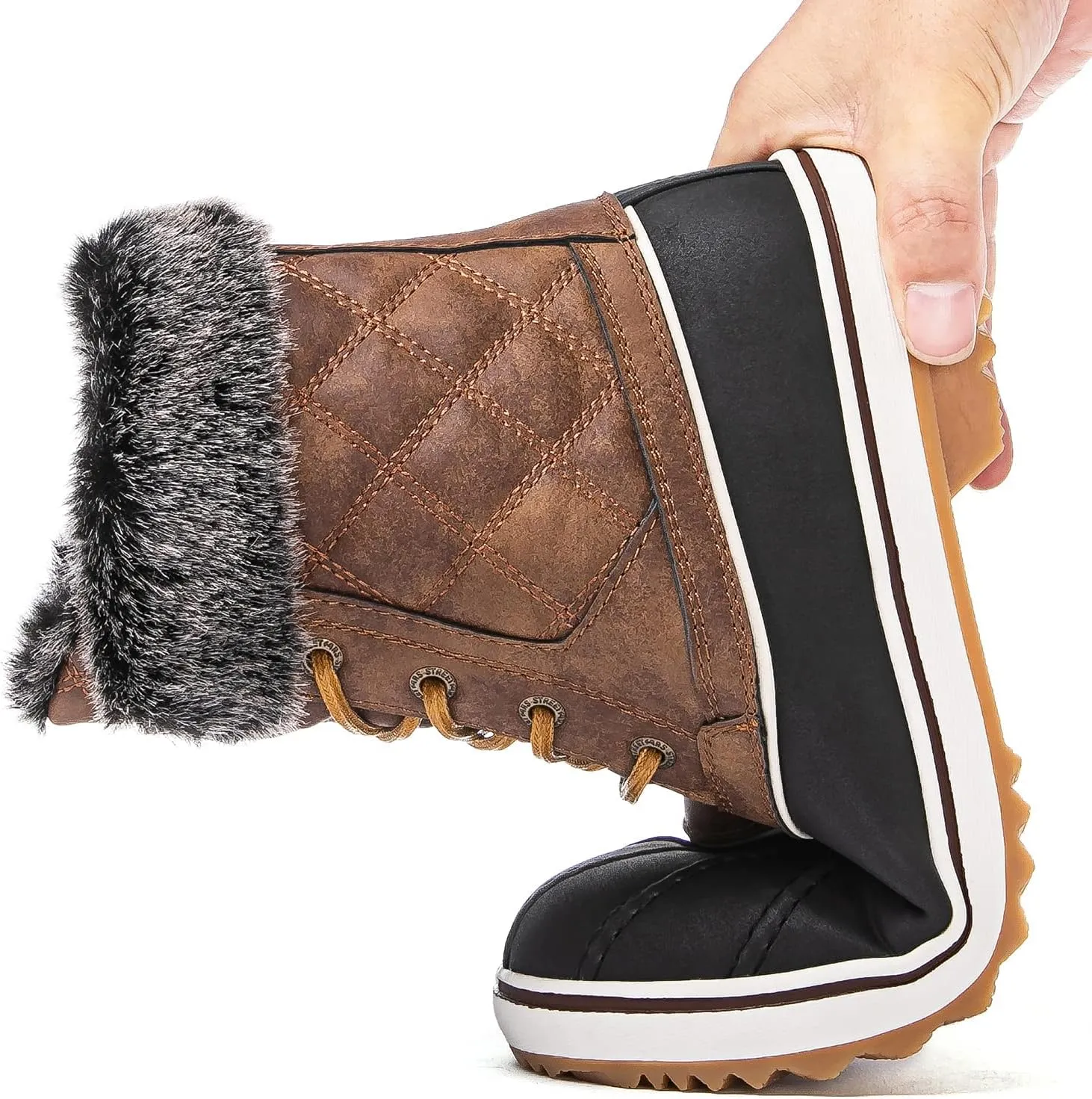 GLOBALWIN Women's Winter Boots Ankle Boots