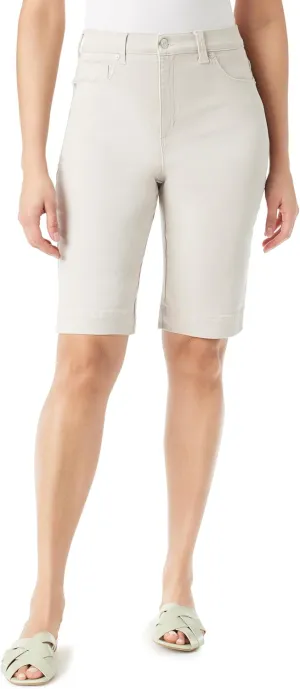 Gloria Vanderbilt Women's Amanda Bermuda High Rise Short Petite
