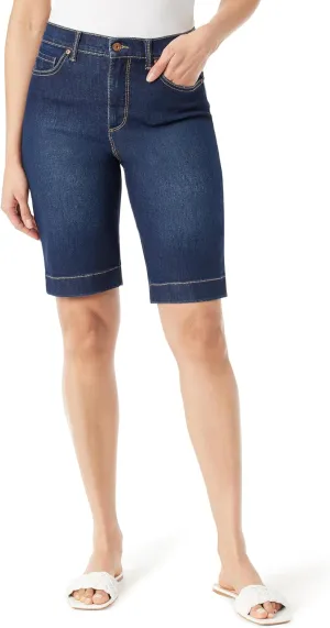 Gloria Vanderbilt Women's Amanda Bermuda High Rise Short Petite