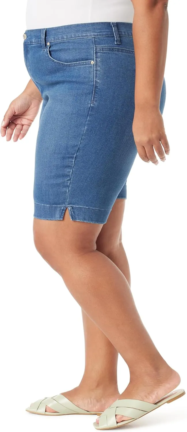 Gloria Vanderbilt Women's Amanda Bermuda High Rise Short Plus