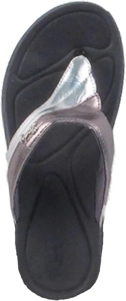 Gold Pigeon Shoes Platform Slide Sandals & Flip Flops for Women, Comfort Padded Foam Cushion