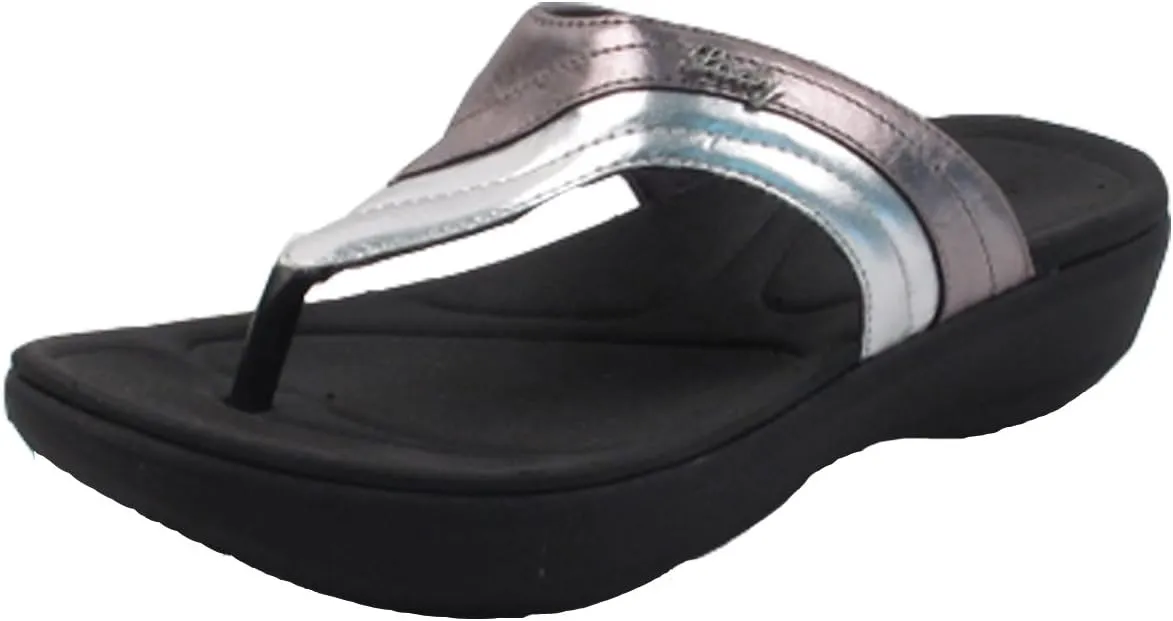 Gold Pigeon Shoes Platform Slide Sandals & Flip Flops for Women, Comfort Padded Foam Cushion