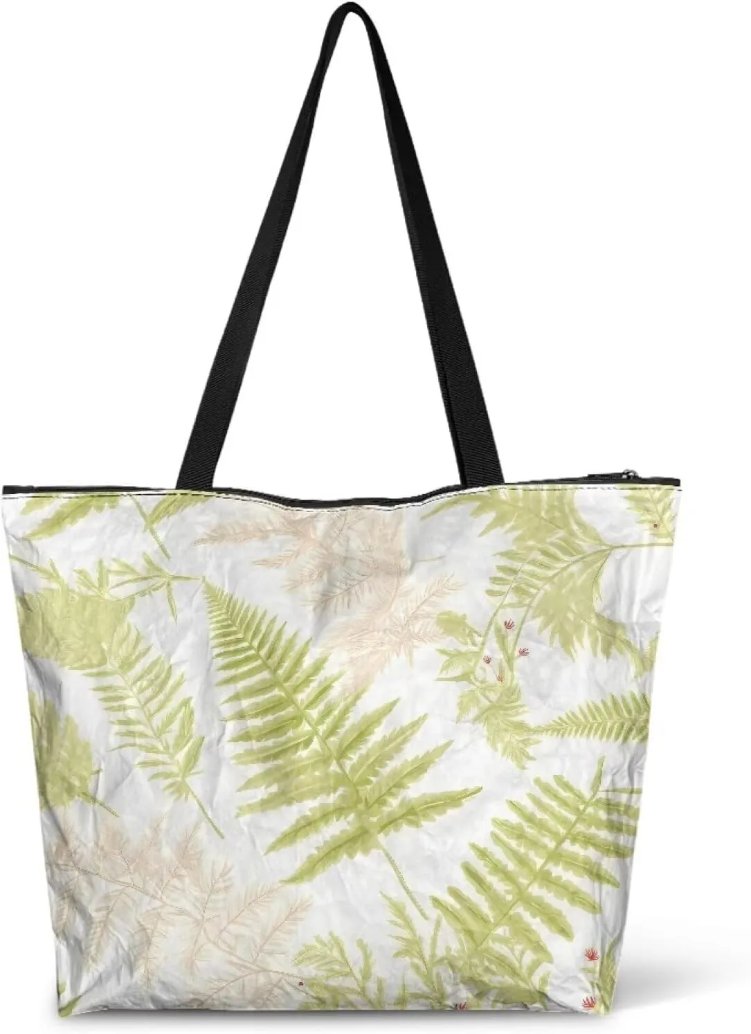Halloween Sugar Skull Women Tote Paper Bag, Tribal Geometric Stripe Hand Bag, Marble Tile Commute Bag for Work