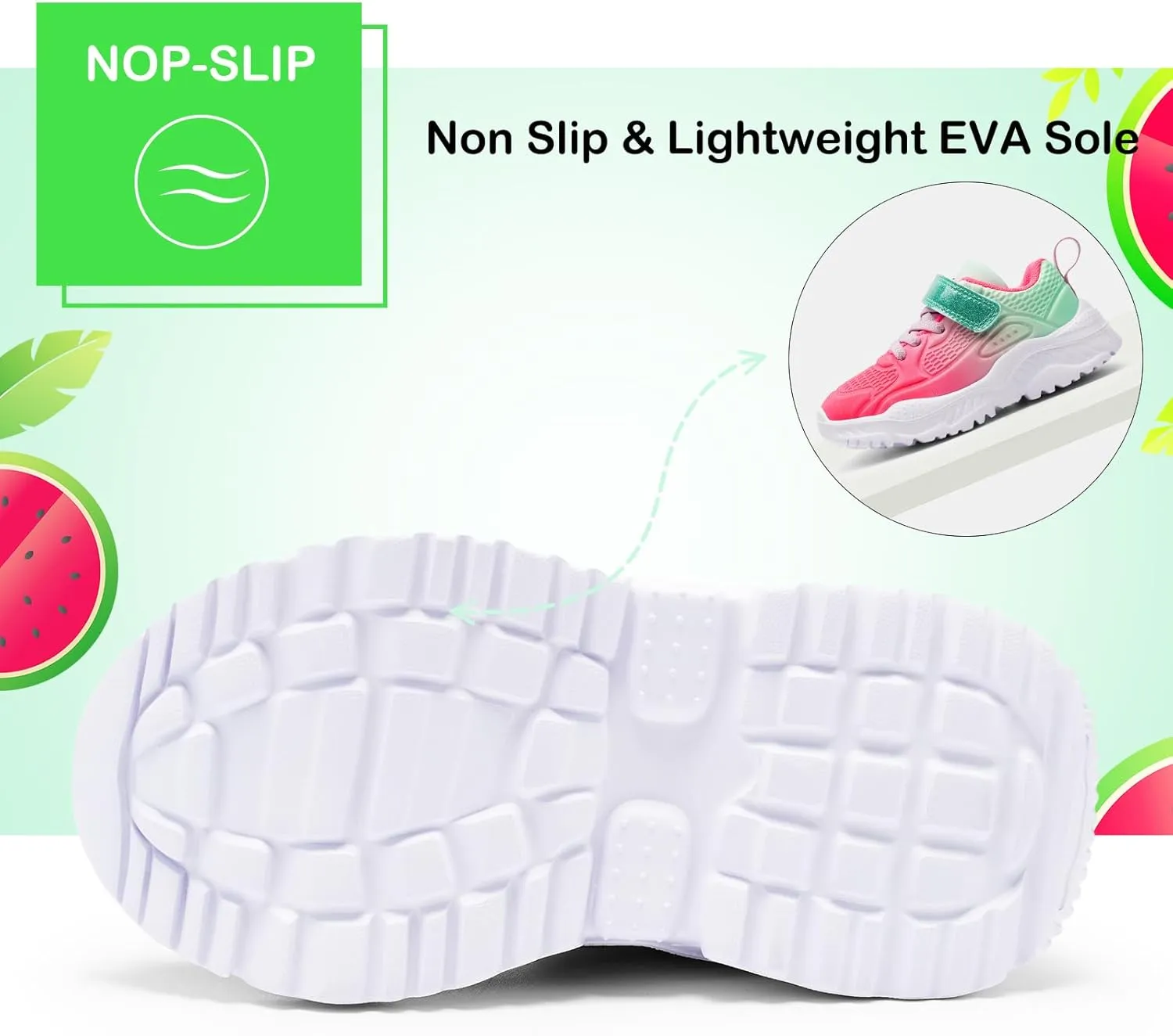 Harvest Land Kids Running Tennis Shoes Breathable Athletic Lightweight Non-Slip Walking Sport Sneakers for Girls and Boys