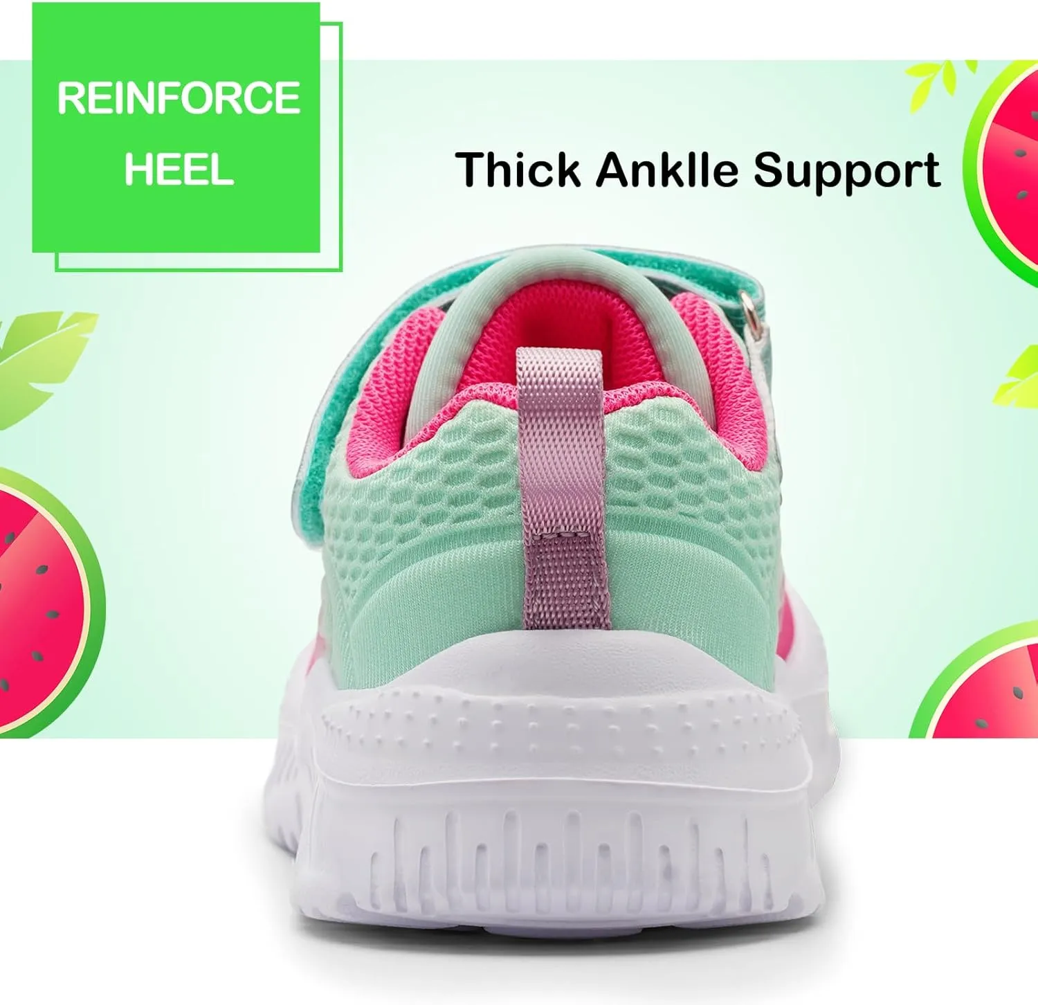 Harvest Land Kids Running Tennis Shoes Breathable Athletic Lightweight Non-Slip Walking Sport Sneakers for Girls and Boys