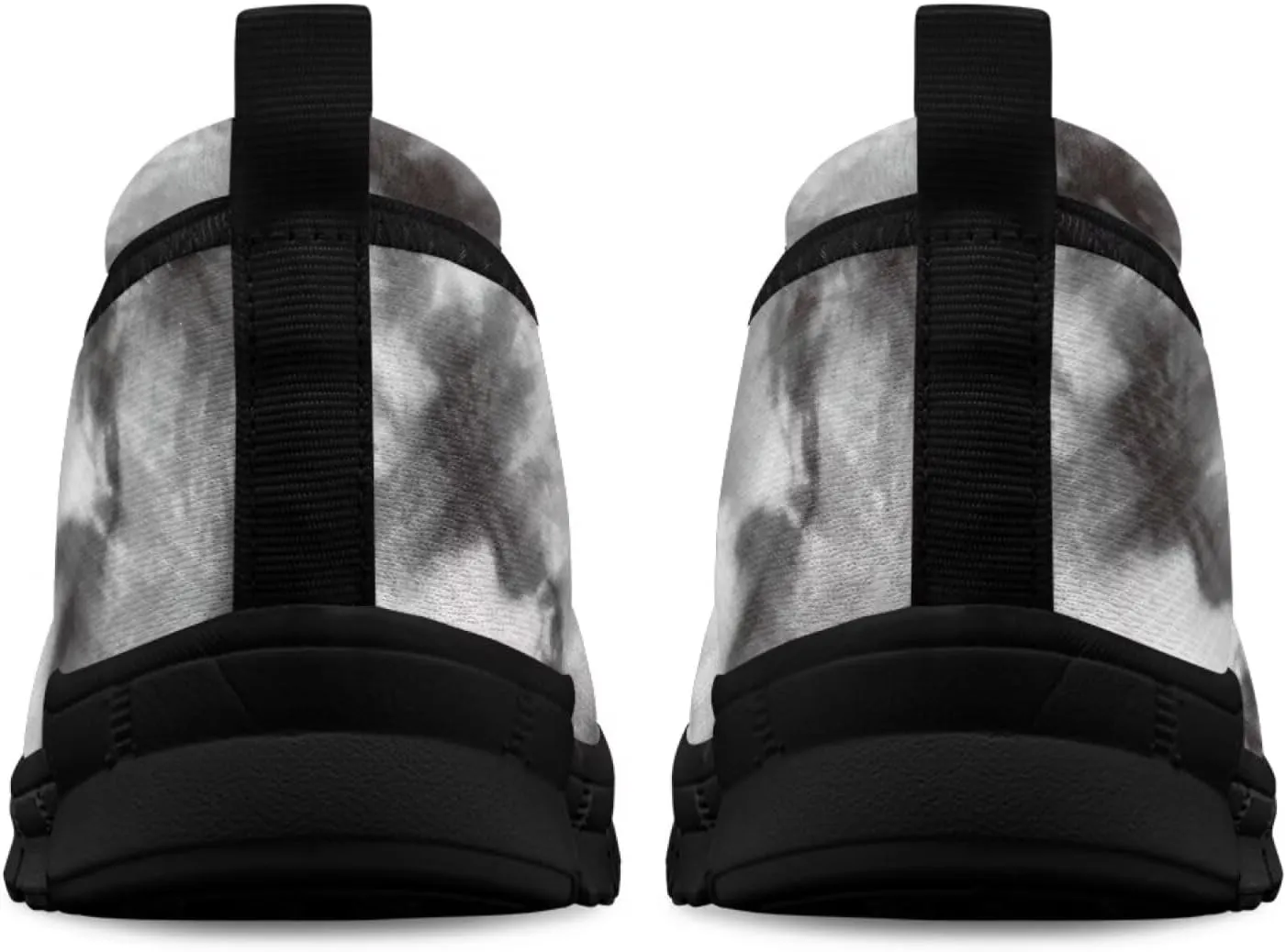 Howilath Marble Tie Dye Print Womens Flat Shoes Mesh Athletic Shoes Walking Sneakers Casual Slip on Shoes with EVA Sole