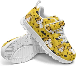 Howilath Sneakers for Kids Girls Tennis Shoes One Strap Tennis Sneakers with Single Buckle
