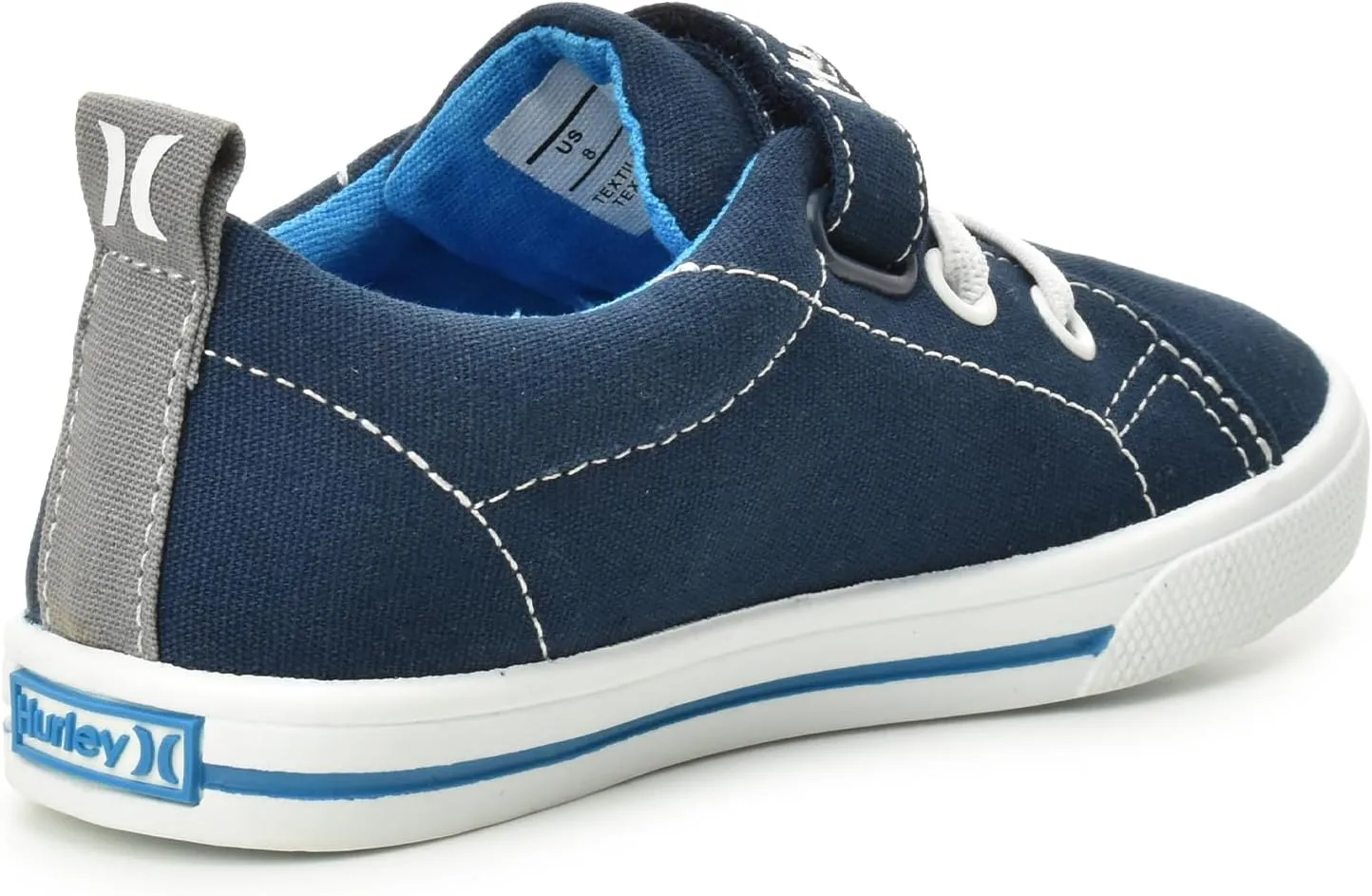 Hurley Toddlers and Little Kids Lightweight Sneakers Titan with Adjustable Strap and Elastic Laces, Boys and Girls Shoe for All Activities