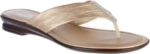ITALIAN Shoemakers Womens Valor Sandals 7 Gold