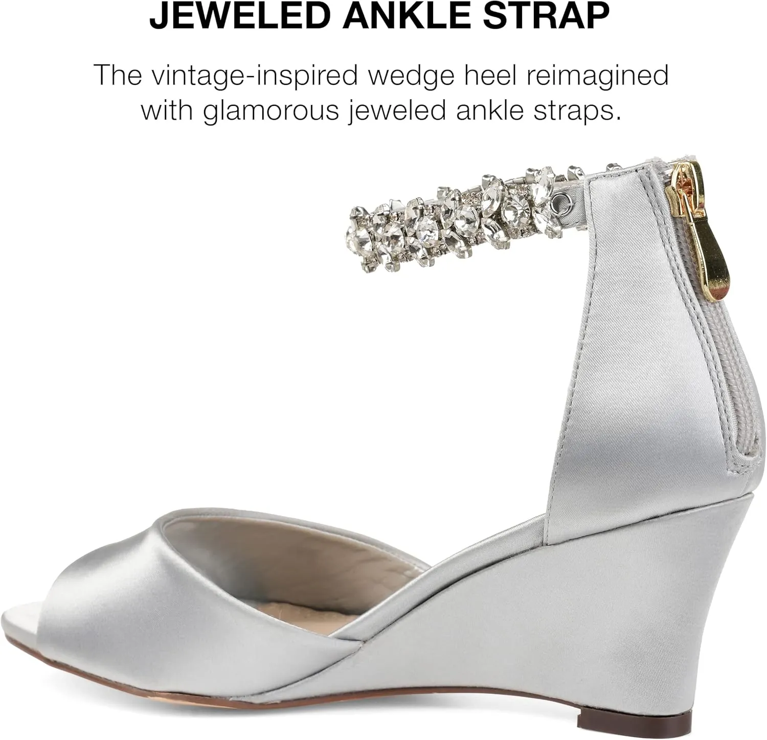 Journee Women's Connor Wedge Sandals