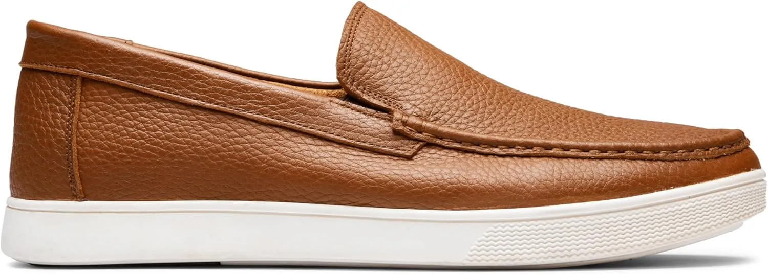 Jousen Men's Loafers & Slip-ons Leather Mens Casual Shoes