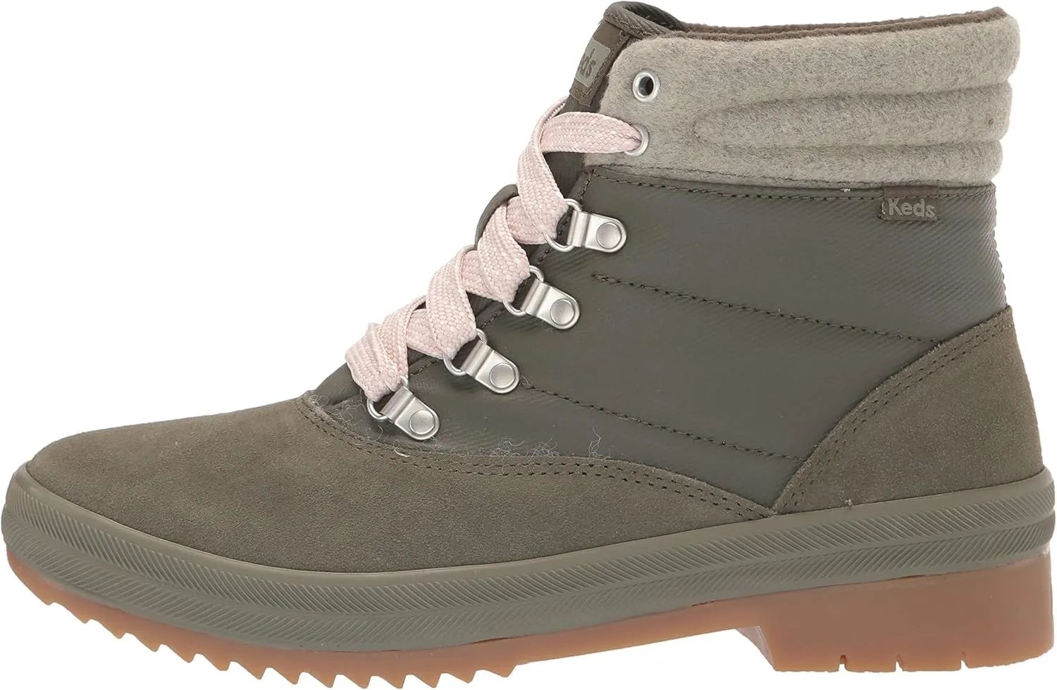 Keds Women's Camp Boot Suede Spalash Twill Velvet Rain