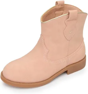 Kid Boots for Girls - Fashionable, Durable & Lightweight Boots - Leather, Non-Slip Insoles - Stylish Footwear for Kids
