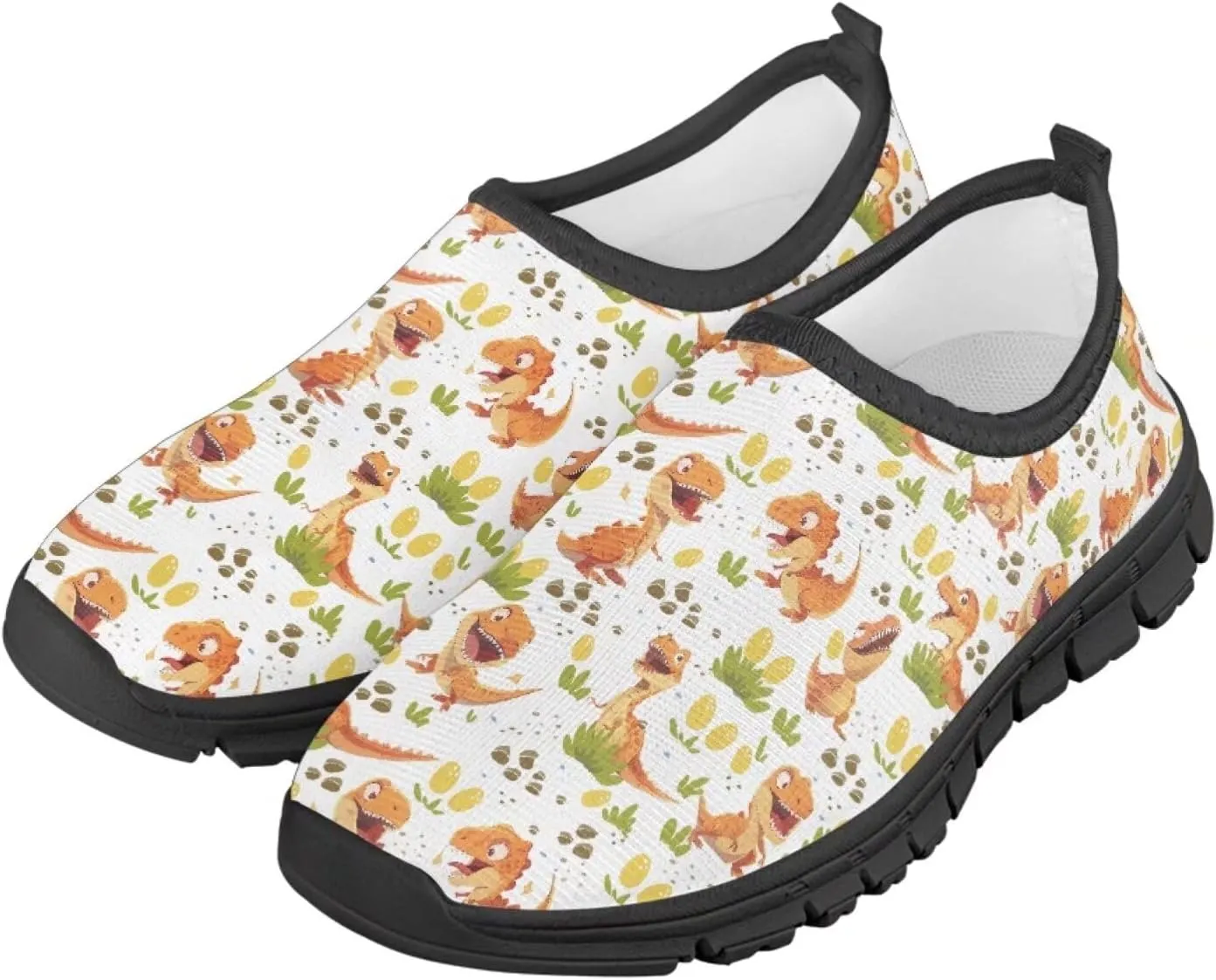 Kids Sneakers for Boys Girls Breathable Mesh Walking Shoes Casual Flats Lightweight Slip on Tennis Shoe