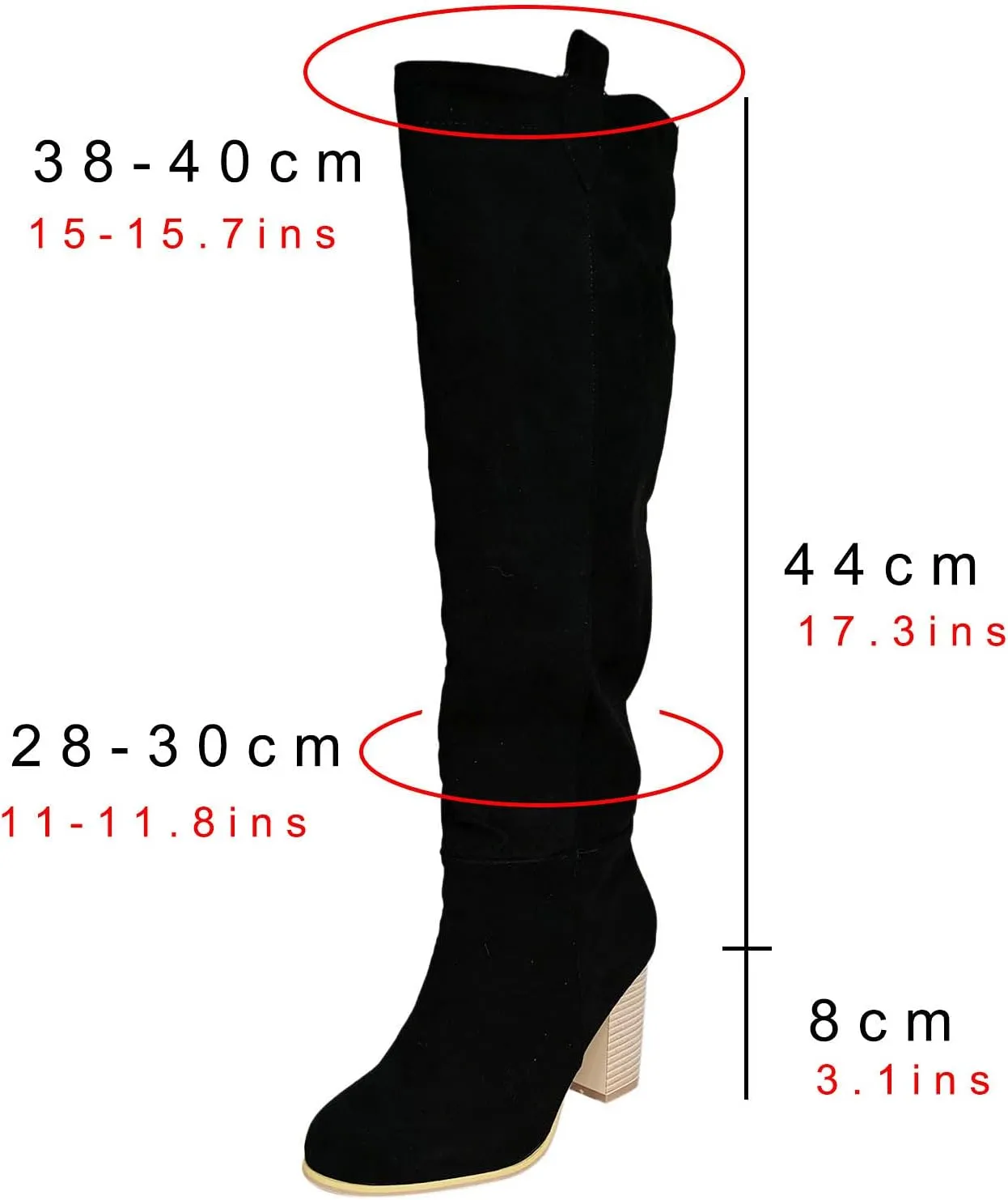 Knee High Boots for Women with Heel Peep Toe Shoes Boots Heel Boots Retro Flat Thigh High Boots for Women