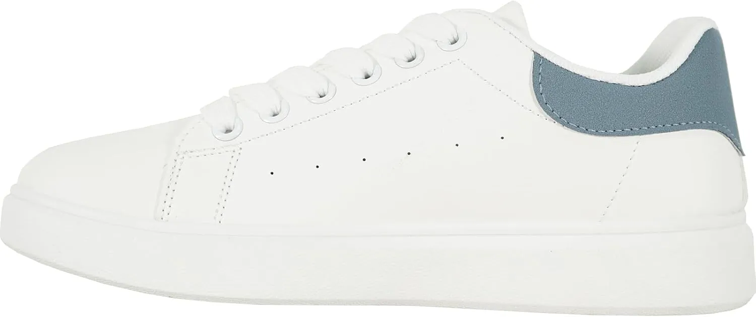 KOZI Women Comfort Platform Fashion Sneaker Wedge Oxford Lace-up Shoe MG Collection with Removable Insole