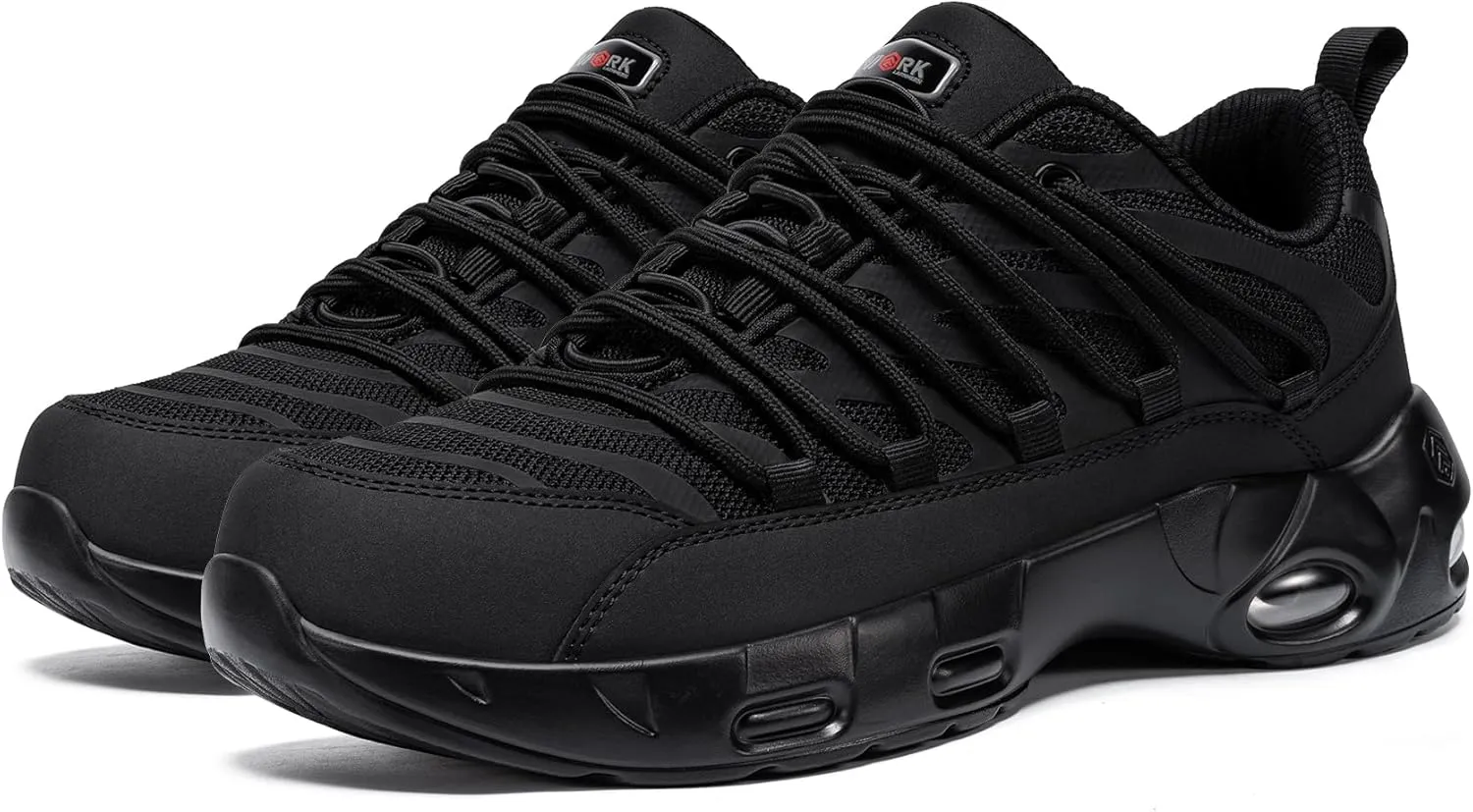LARNMERN Steel Toe Shoes for Men Lightweight Safety Shoes Work Air Cushion Construction Zapatos Punta de Acero para Hombres