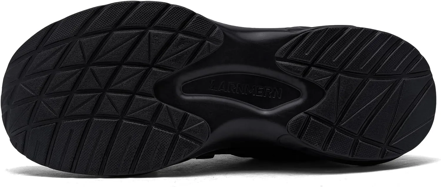 LARNMERN Steel Toe Shoes for Men Lightweight Safety Shoes Work Air Cushion Construction Zapatos Punta de Acero para Hombres