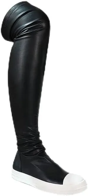 Liliana Footwear Women's Thigh High Sneaker, WANNABE-1