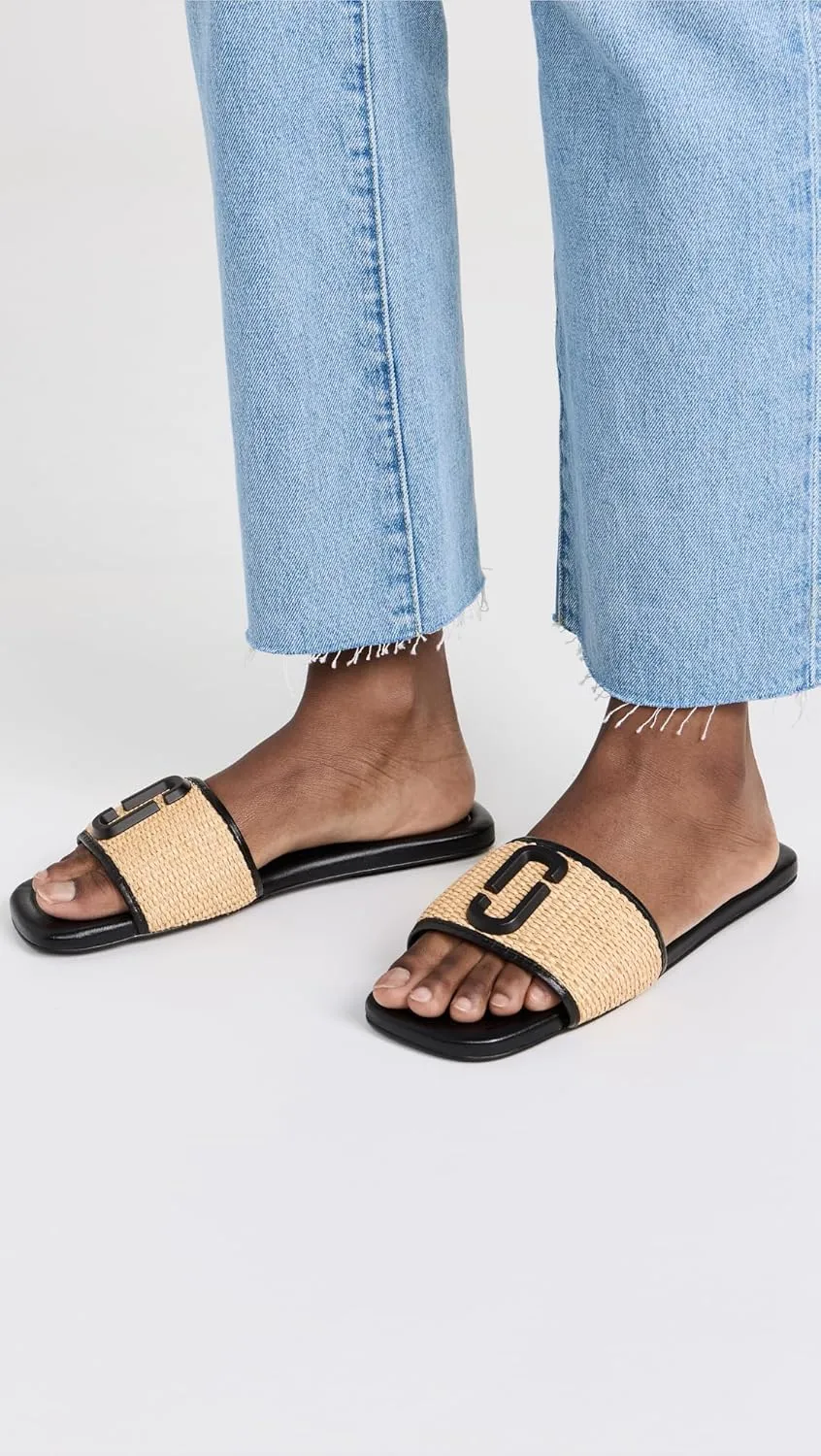 Marc Jacobs Women's The J Marc Raffia Sandals