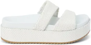 Matisse Womens Blaine Print Platform Casual Sandals Casual Low Heel 1-2" - White