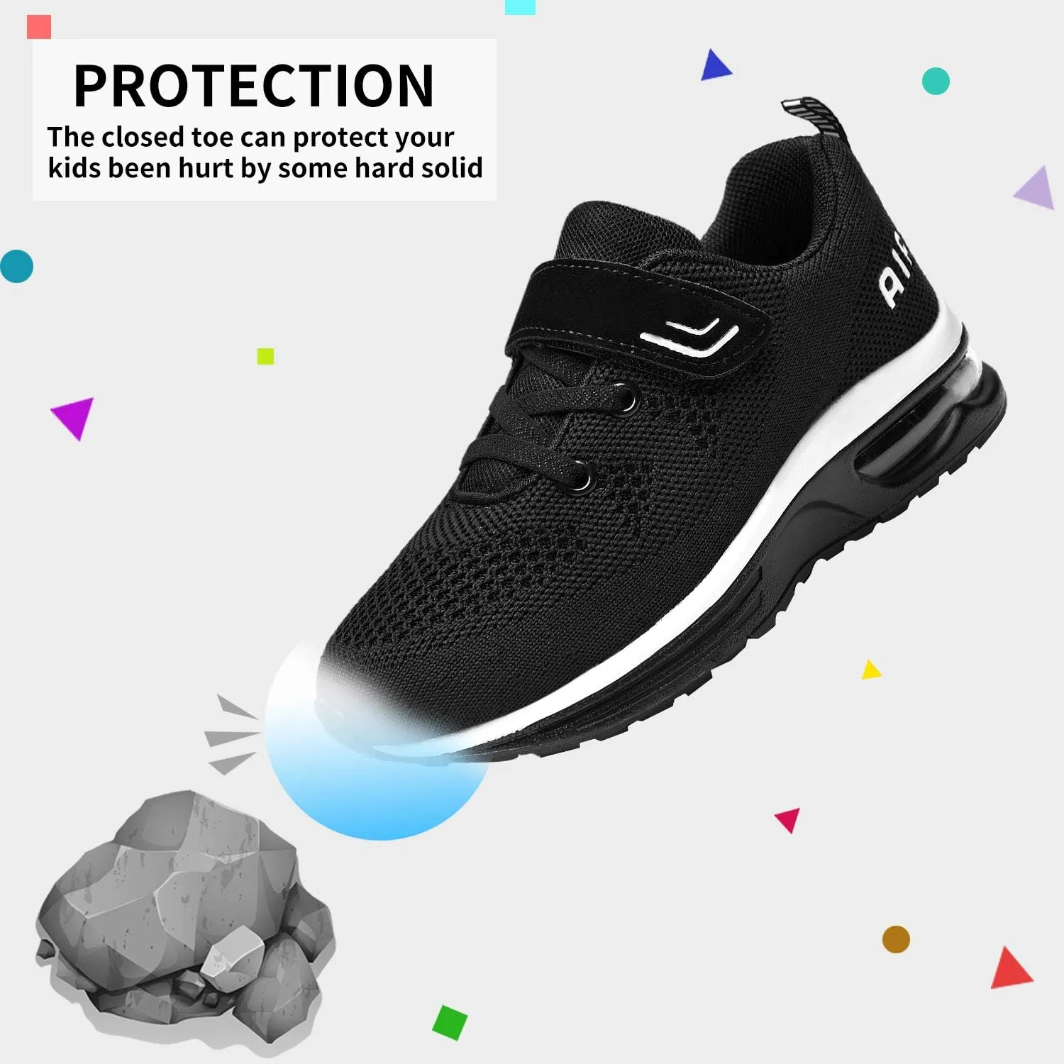 MEHOTO Kid Air Tennis Running Shoes, Athletic Walking Jogging Sport Lightweight Breathable Sneakers for Boys Girls