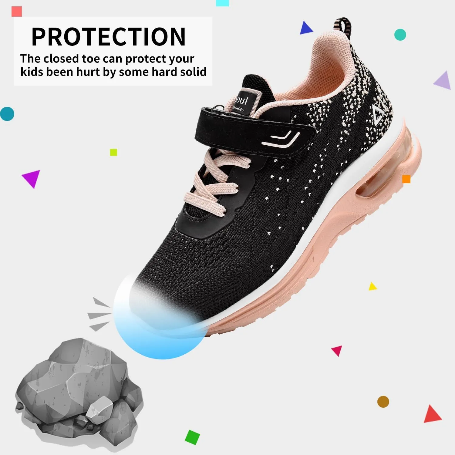 MEHOTO Kid Air Tennis Running Shoes, Athletic Walking Jogging Sport Lightweight Breathable Sneakers for Boys Girls