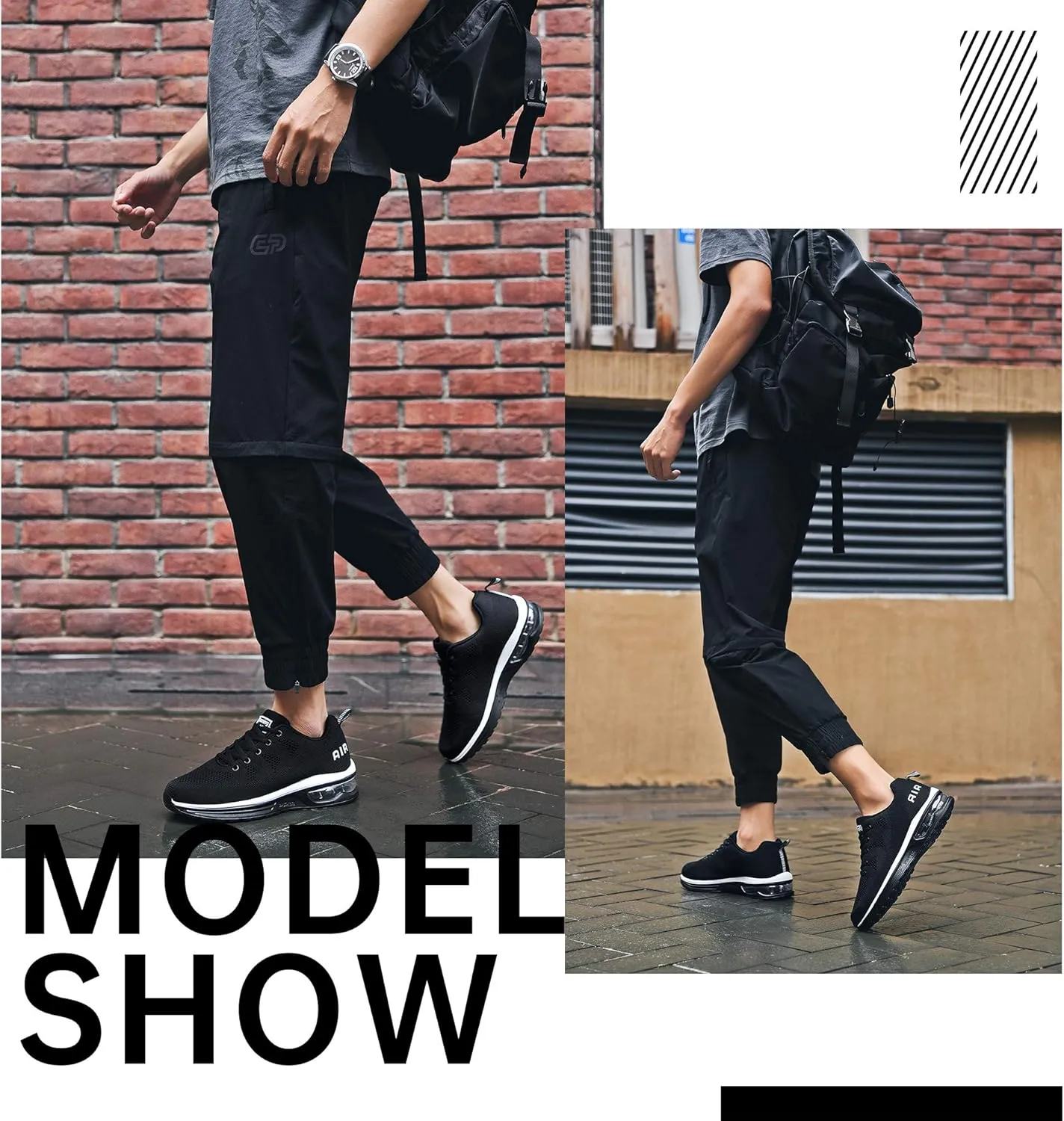 MEHOTO Mens Air Running Sneakers, Men Sport Jogging Fitness Gym Walking Lightweight Athletic Shoes