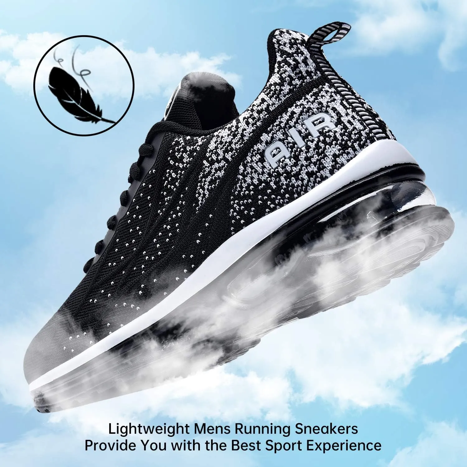 MEHOTO Mens Air Running Sneakers, Men Sport Jogging Fitness Gym Walking Lightweight Athletic Shoes