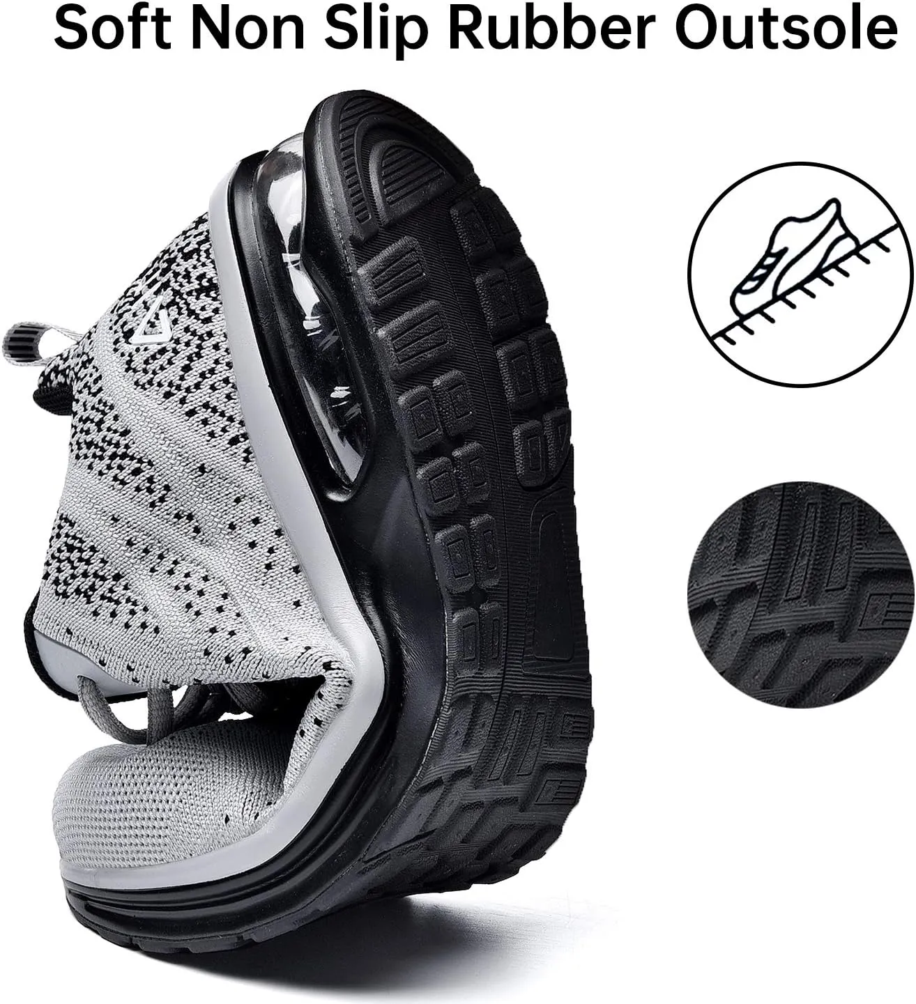 MEHOTO Mens Air Running Sneakers, Men Sport Jogging Fitness Gym Walking Lightweight Athletic Shoes
