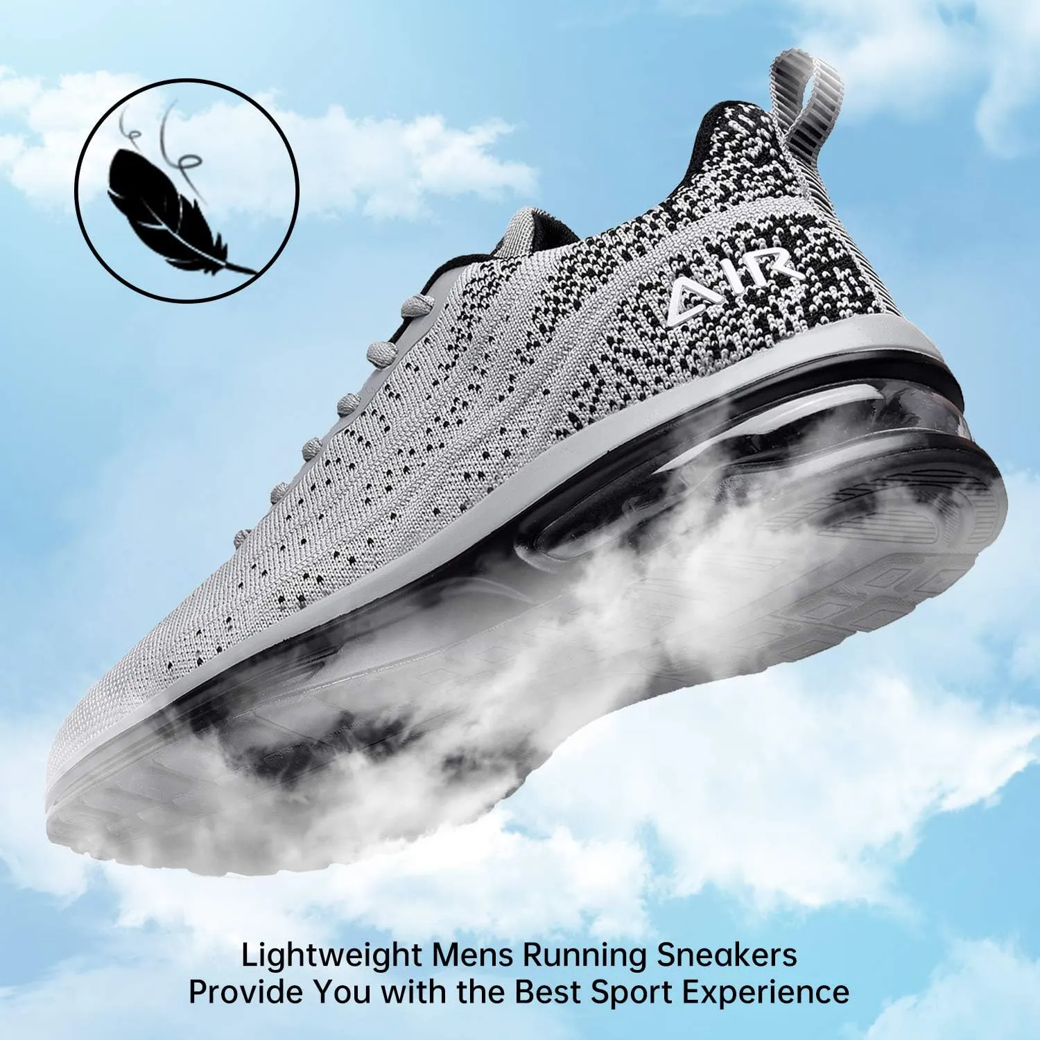 MEHOTO Mens Air Running Sneakers, Men Sport Jogging Fitness Gym Walking Lightweight Athletic Shoes