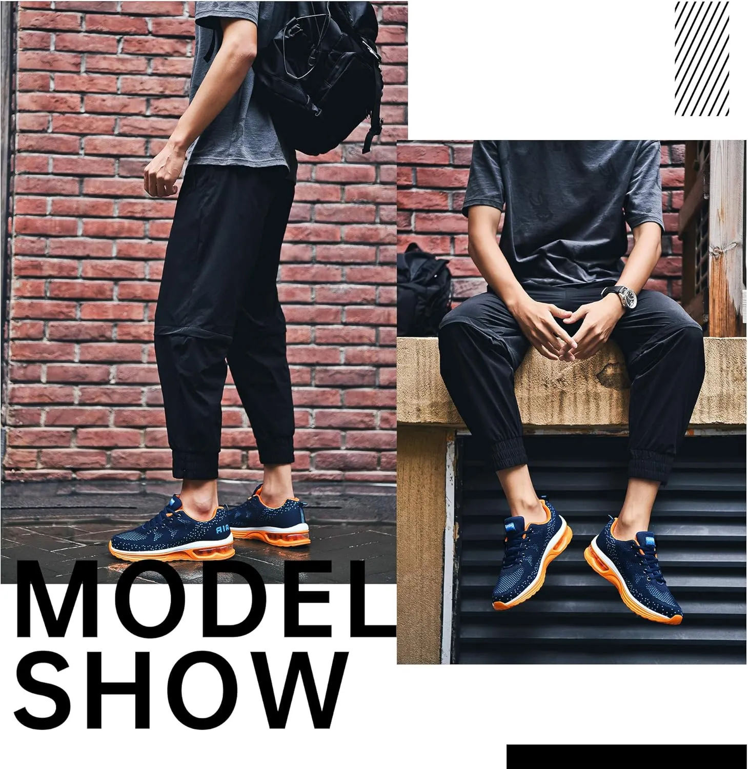 MEHOTO Mens Air Running Sneakers, Men Sport Jogging Fitness Gym Walking Lightweight Athletic Shoes