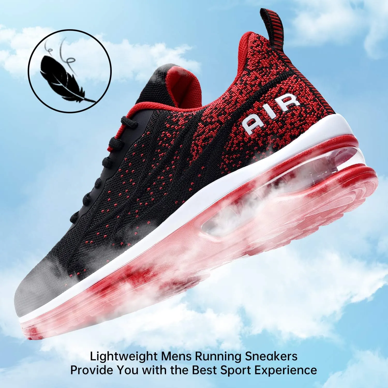 MEHOTO Mens Air Running Sneakers, Men Sport Jogging Fitness Gym Walking Lightweight Athletic Shoes