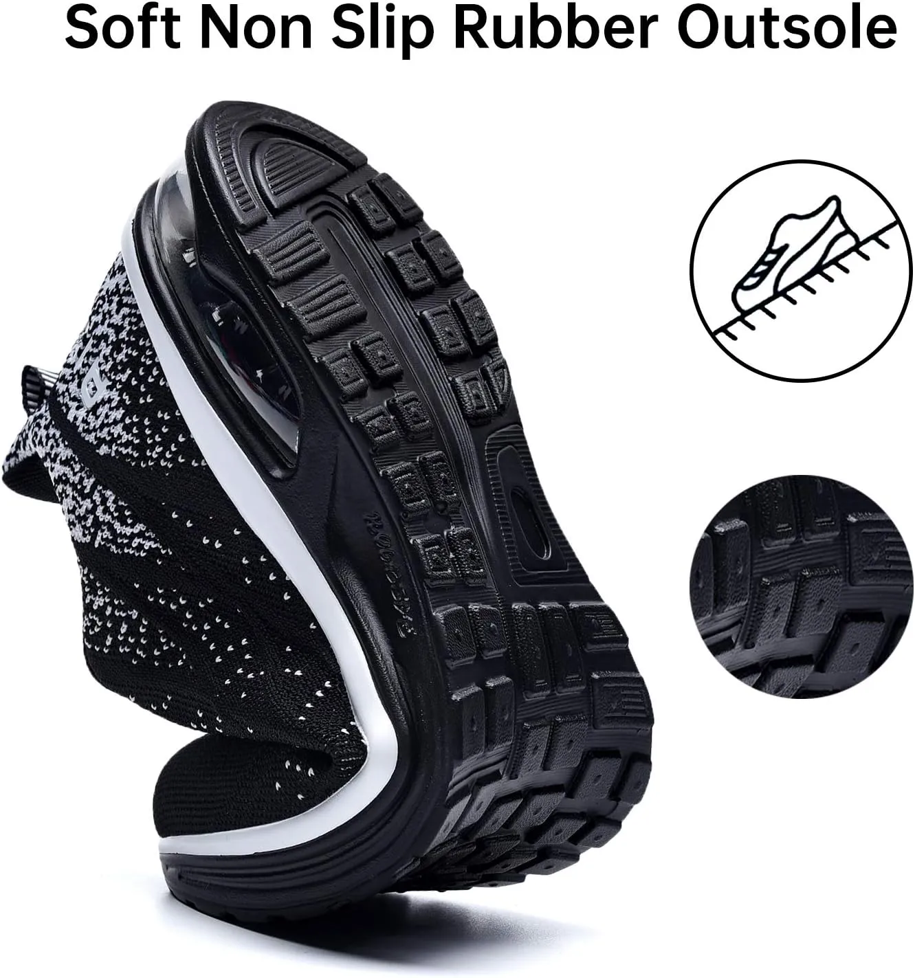 MEHOTO Mens Air Running Sneakers, Men Sport Jogging Fitness Gym Walking Lightweight Athletic Shoes